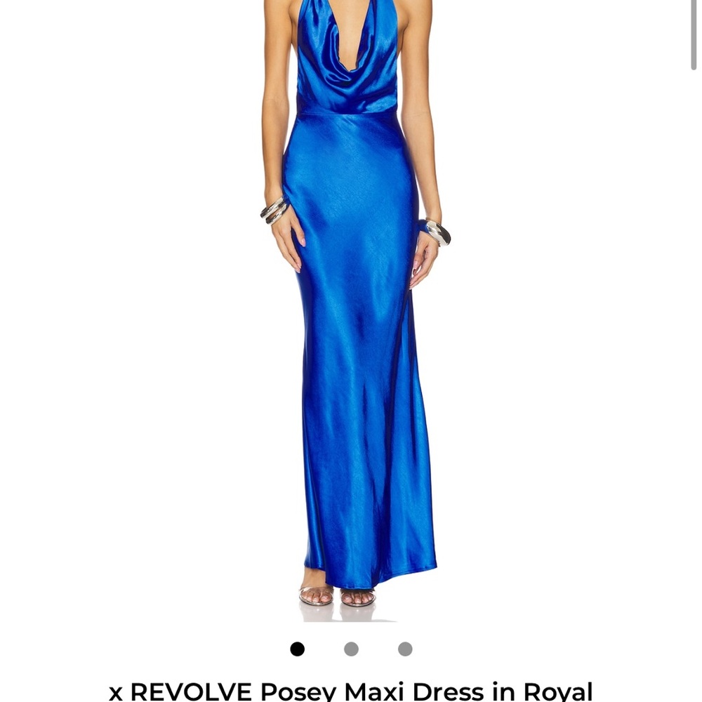 Blue maxi dress